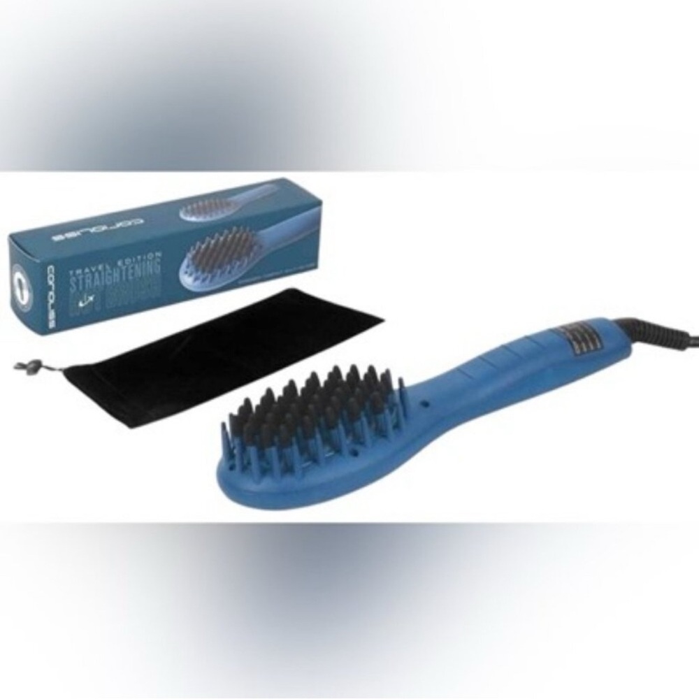 Corioliss Straightening Hot Brush - Travel Edition 
Black/Purple, Teal, or Coral